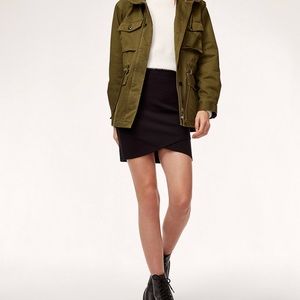 Aritzia Primrose Mini Skirt in Black